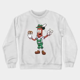 Oktoberfest Sausage With Pretzel Crewneck Sweatshirt